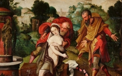 Master of the Prodigal Son, attributed to - Susanna and the Elders