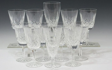 (13) WATERFORD LISMORE CUT CRYSTAL GLASSES