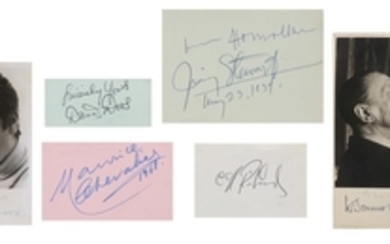 Autograph Collection.- Incl. Frank Sinatra Collection of photographs...