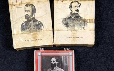 Civil War Reproduction Playing Cards And Collectible
