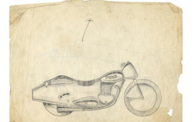 Von Dutch (Kenneth Howard 1929 – 1992) 'Triumph Motorcycle Design'