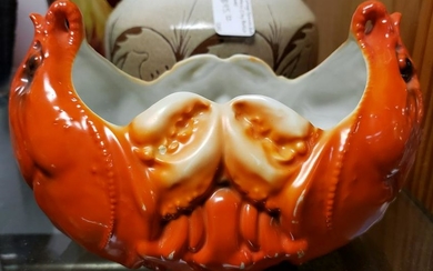 Early 20th Century Austrian Porcelain Lobster Bowl
