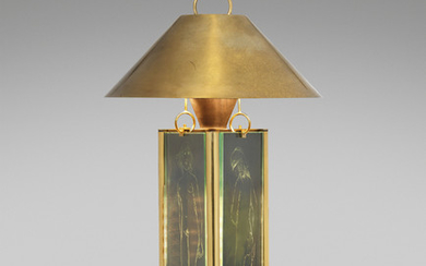 GIACOMO MANZÙ (1908-1991), A UNIQUE TABLE LAMP, 1946-1948