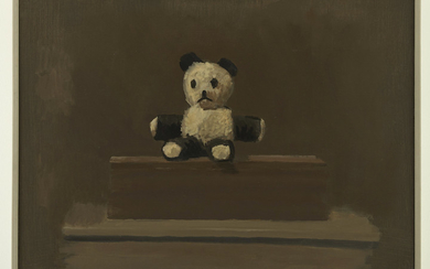 Mike Lynch Teddy Bear Oil on Canvas