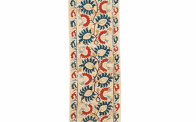 Ottoman Silk Embroidered Panel