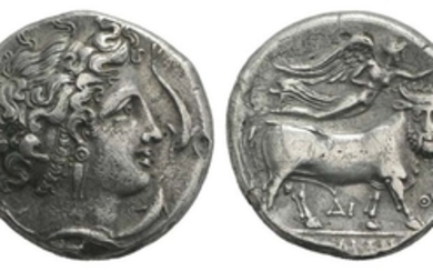 Southern Campania, Neapolis, c. 300 BC. AR Didrachm (20mm, 6.59g,...