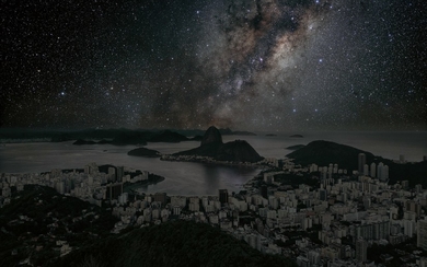 Thierry Cohen, Rio de Janeiro 22° 56’ 42’’ S 2011-06-04 LST 12:34 from Darkened Cities