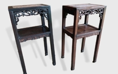 Two Similar Chinese Stands, 19th Century