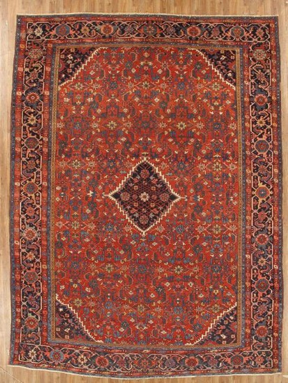 11 x 14 Antique Persian Heriz Bakshaish Rug