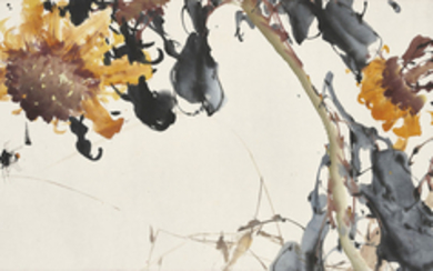 ZHAO SHAO'ANG (1905-1998), Sunflower