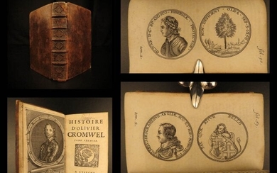 1692 Life of Oliver CROMWELL English Civil War Medals