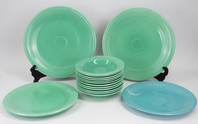 16PC Fiesta Ware Plates & Chargers