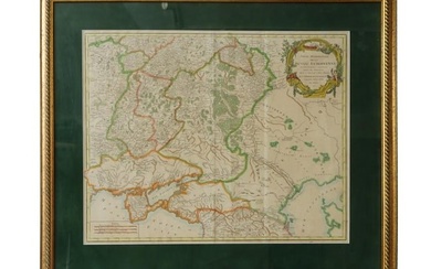 1752 MAP OF RUSSIAN EMPIRE BY ROBERT DE VAUGONDY