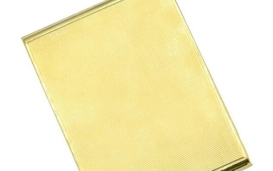 18 Karat Gold Cigarette Case