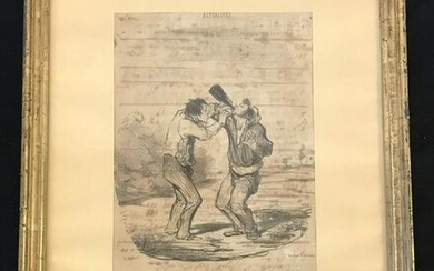 1849 Honore Daumier French Political Cartoon