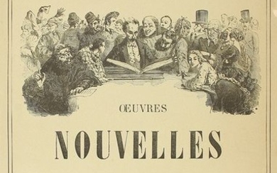 1850 ca. BOOK: (ART ENGRAVING). GAVARNI: OEUVRES NOUEVELLES....