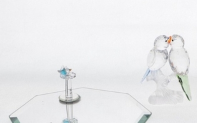 Swarovski Crystal "Budgies" Figurine
