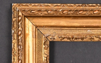 18th Century French School. A Carved Giltwood Frame, rebate ...