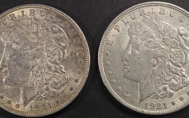 1921 (AU/BU) & 1921 (AU) MORGAN DOLLARS