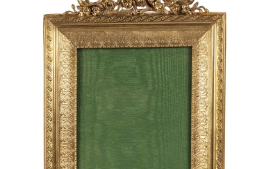 19th C Louis XV French bronze frame