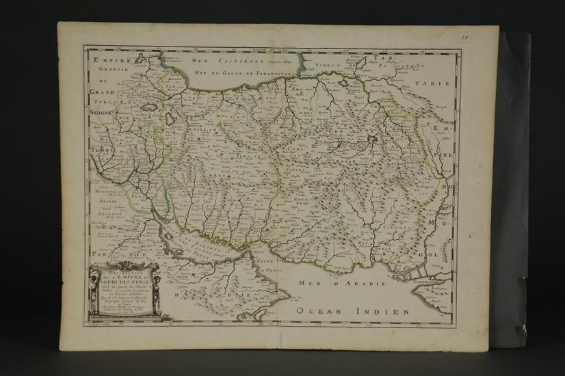 2 Sanson maps. Ethiopie & Lâ€™Empire .. Perses. 1655