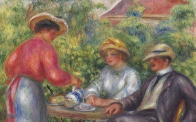 Pierre-Auguste Renoir (1841-1919), La tasse de thé ou Le jardin