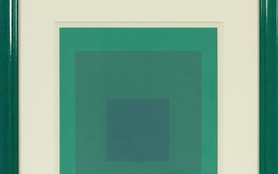 JOSEF ALBERS AMERICAN GERMAN 1888 1976 SERIGRAPH ON PAPER 11 11 HOMAGE TO THE SQUARE
