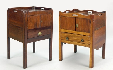 Two 19th Century Mahogany Nightstand / Pot Cupboards.