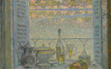 Henri Le Sidaner (1862-1939), La table ronde