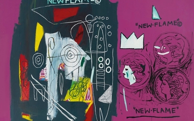 NEW FLAME, Andy Warhol and Jean-Michel Basquiat