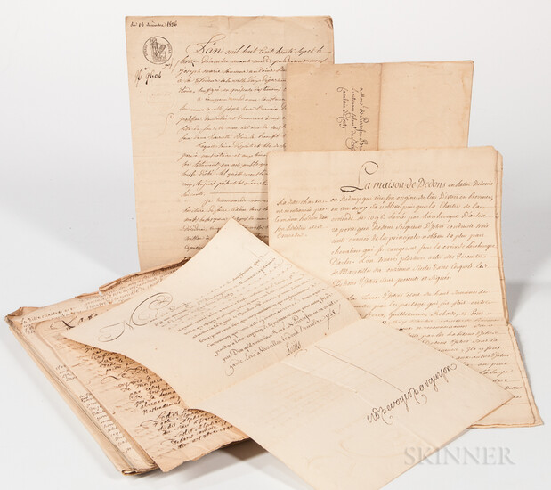 France, Legal and Genealogical Documents.