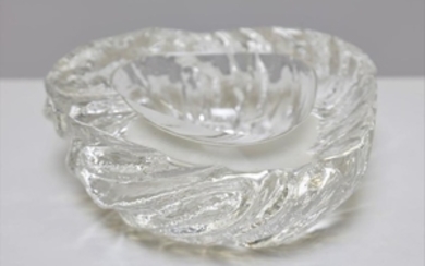 SEGUSO VETRI D'ARTE Ice glass bowl.