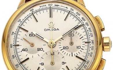 54014: Omega, 18k Yellow Gold Vintage Chronograph, Ref.