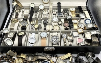 61 Assorted Wristwatches - Big Variety