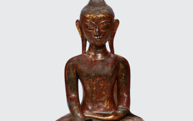 A dry lacquer figure of Buddha