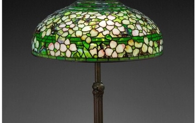 79014: Tiffany Studios Leaded Glass and Patinated Bronz