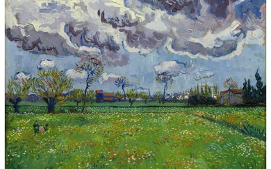 PAYSAGE SOUS UN CIEL MOUVEMENTÉ, Vincent van Gogh