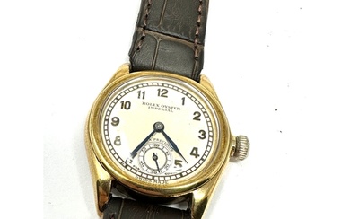 9ct gold 1940s Rolex imperial oyster ultra prima gents wris...