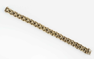9ct gold fancy-link bracelet