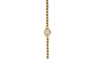 A 18k yellow gold wristwatch, Hausmann & Co.