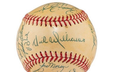 A 1972 World Series Champions Oakland Athletics Team Signed Autograph Baseball (Beckett Authenticati