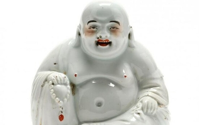A Chinese Republic Period Porcelain Buddha