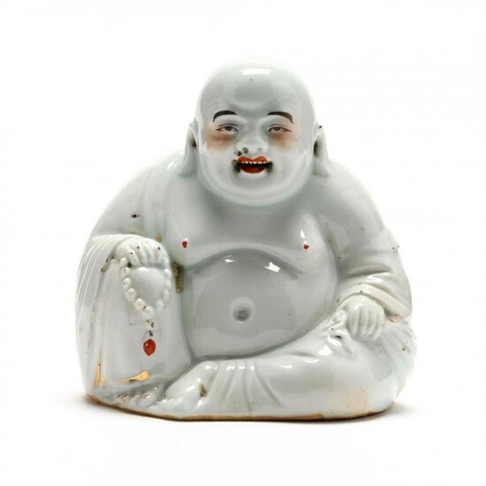 A Chinese Republic Period Porcelain Buddha