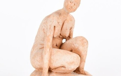 A Clay Sculpture, 20th century