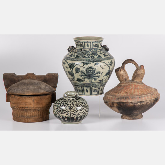 A Collection of Asian Decorative Items