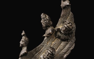 A GALLO-ROMAN BRONZE LEFT WING FROM A LARGE PANTHEISTIC FIGURE, 2ND/3RD CENTURY A.D.