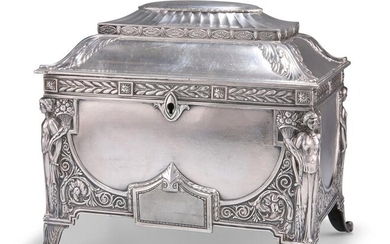 A GERMAN NEO-CLASSICAL REVIVAL SILVER-PLATED