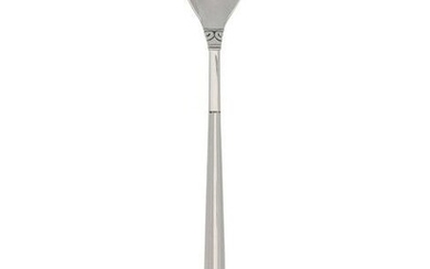 A Georg Jensen Silver Stuffing Spoon