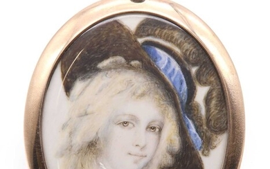 A Georgian painted miniature