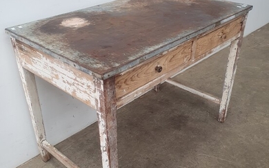 A RUSTIC WORK TABLE